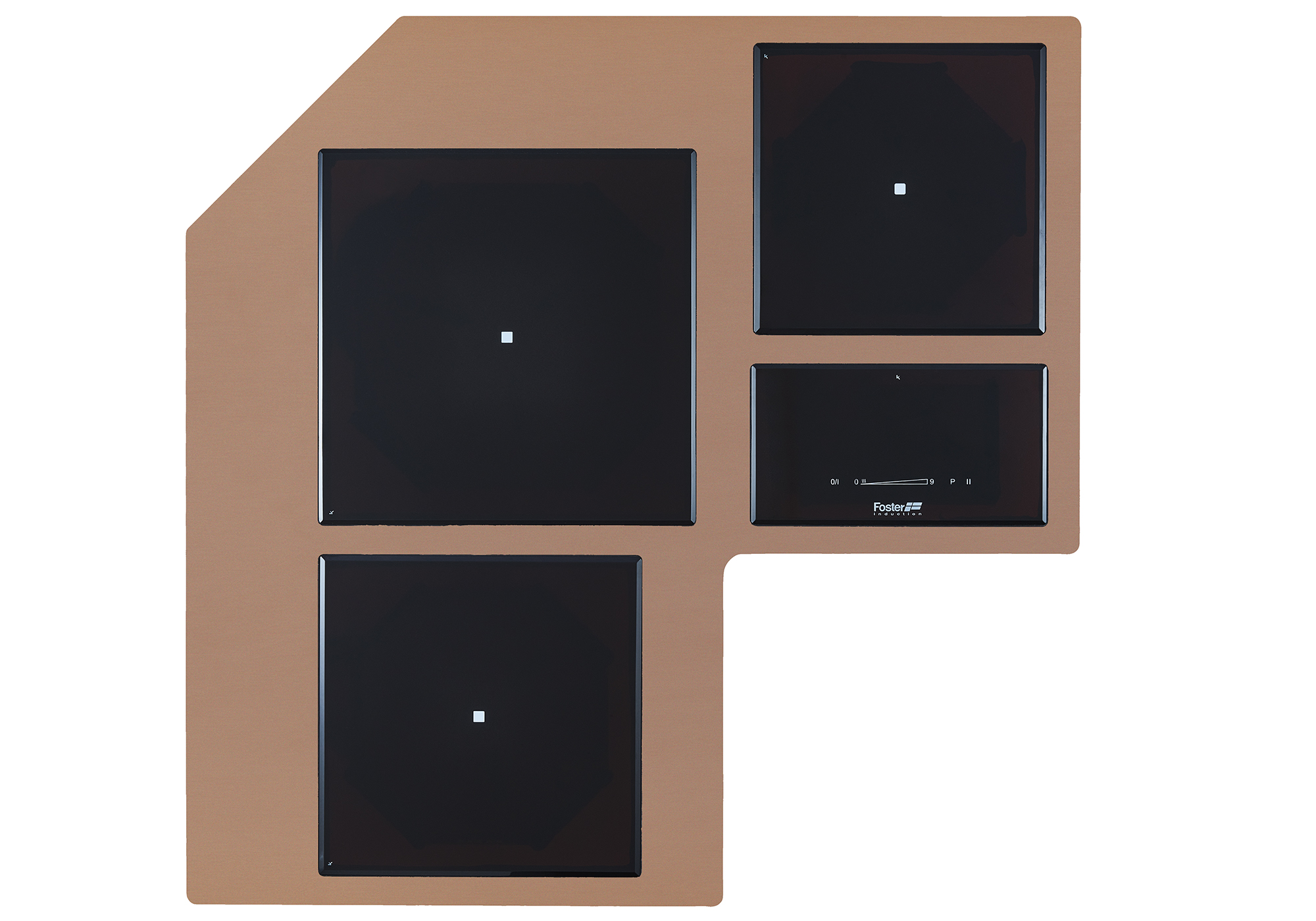 GEMMA ANGLE COPPER, Induction Hobs