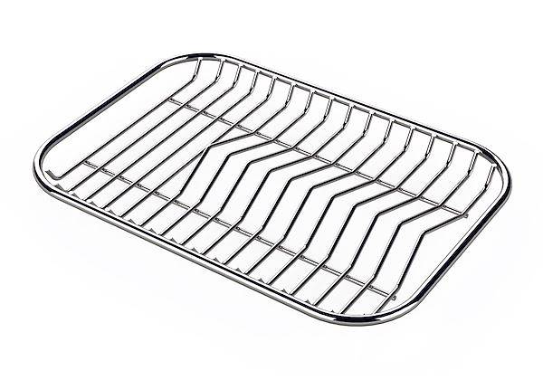 Stainless steel plate rack only usable in combination with the accessories 8644 003, Accessories e Complements