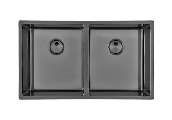 INTRIGO DOUBLE GUN METAL, Eviers