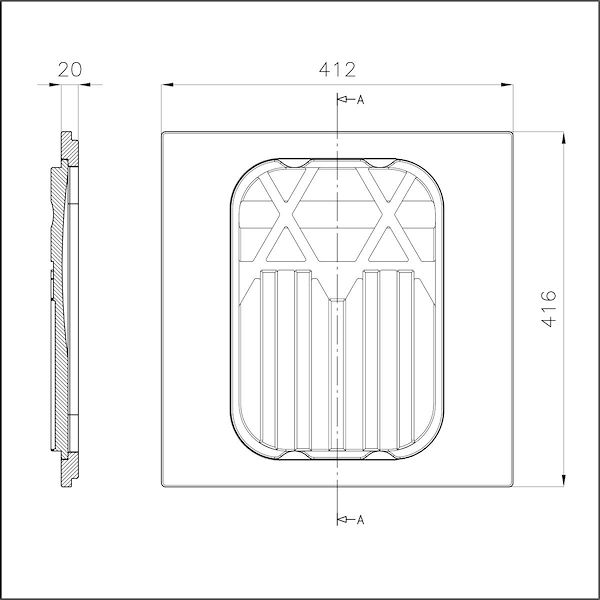 PLANCHE DE DECOUPE DOUBLE IROKO