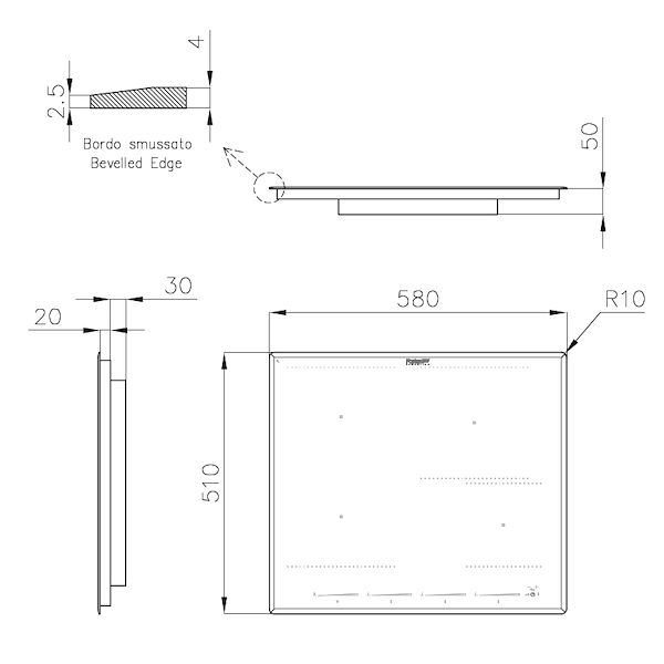 PUNTO 580 INDUCTION 4 ZONES