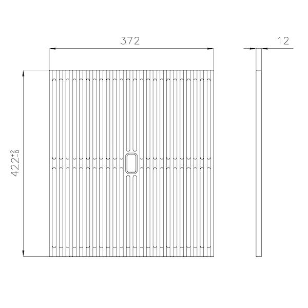 GRILLE NOIRE POUR EVIERS RIVA