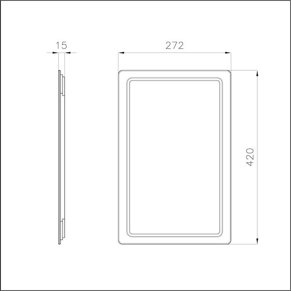 Planche de découpe en HPDE GRIS