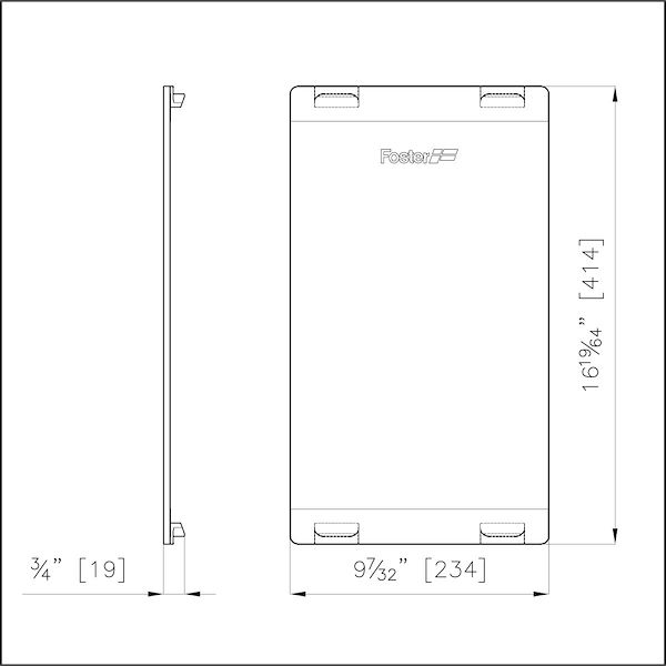 PLANCHE DE DECOUPE CRYSTAL 23x41 CM