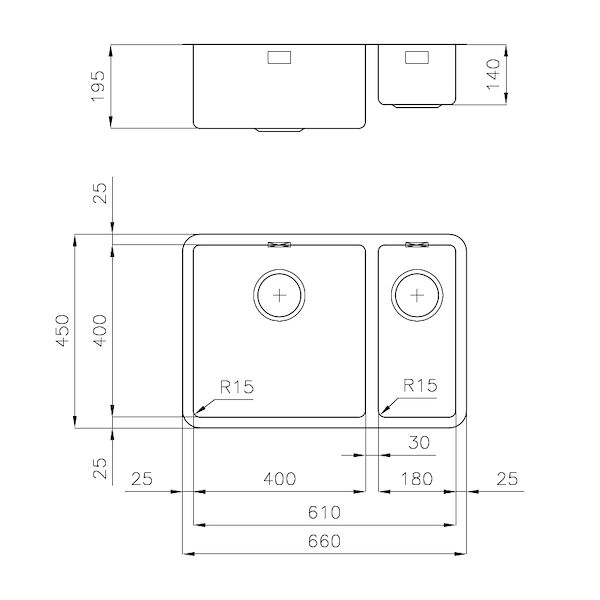 UNIKA 610 DOUBLE GAUCHE SOUS PLAN (FR)