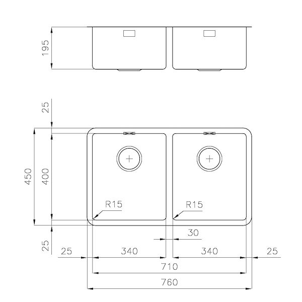UNIKA 710 DOUBLE SOUS PLAN