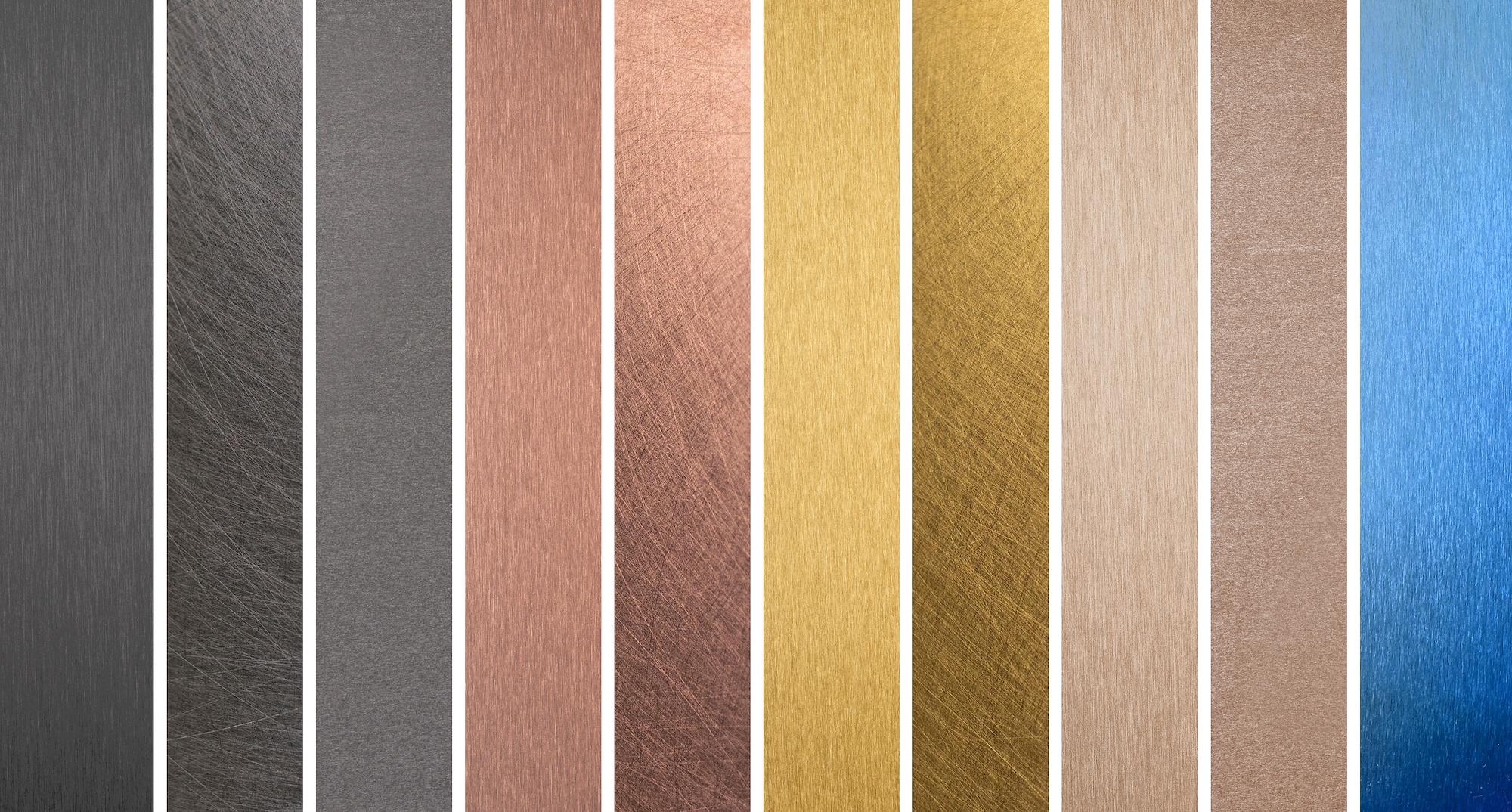 The colour palette