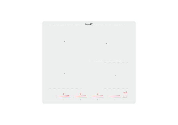 PUNTO 580 INDUCTION 4 ZONES BLANC