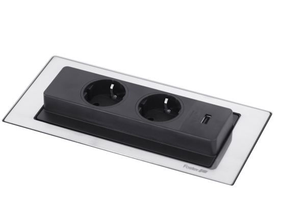 SUPPORT DE PRISE VERSO INOX